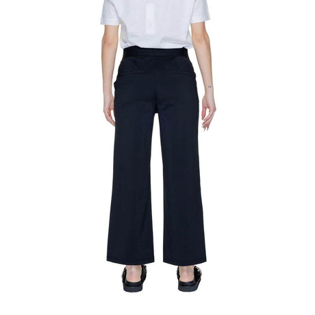 Street One Black Polyamide Pant - Hilstor