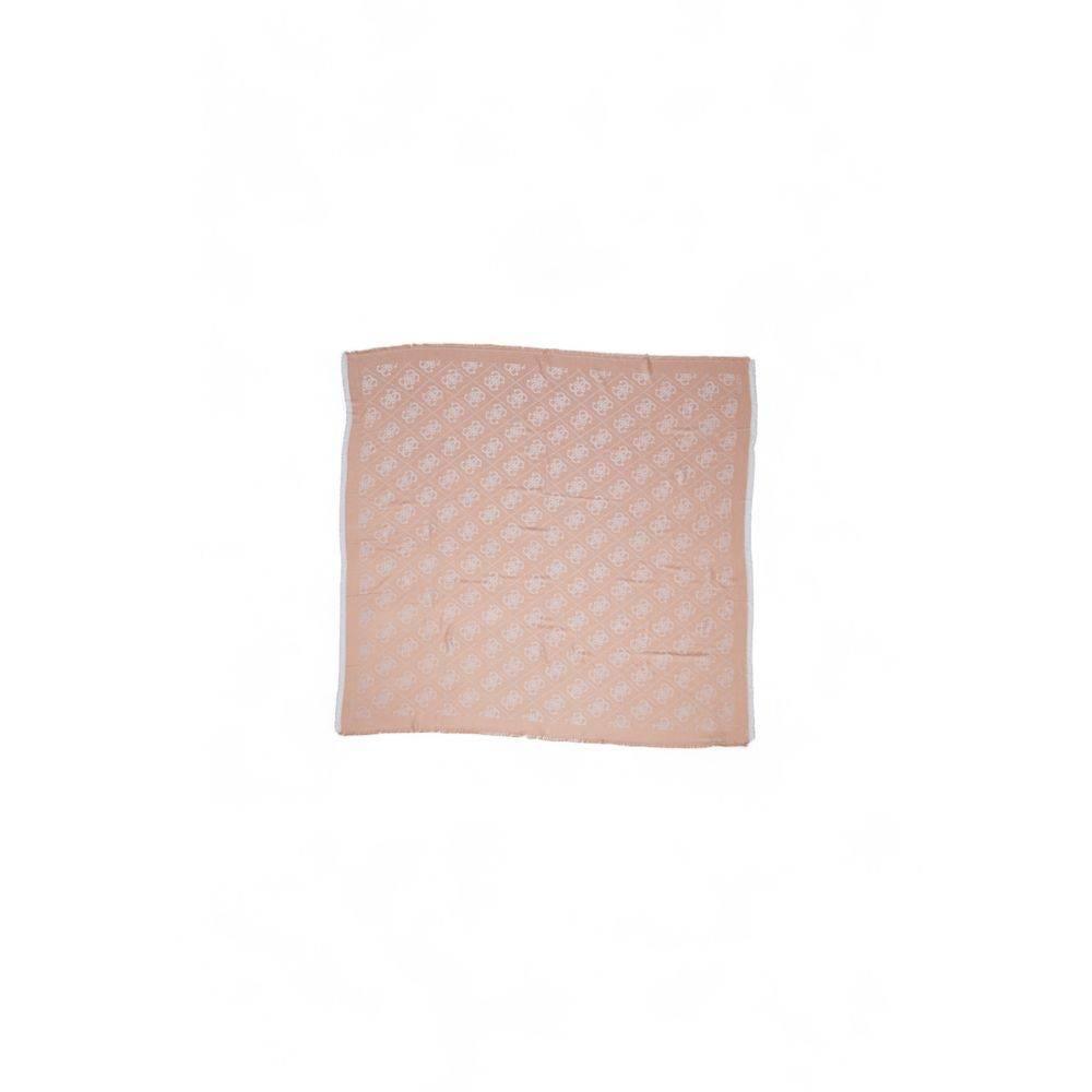 Guess Orange Viscose Scarf - Hilstor
