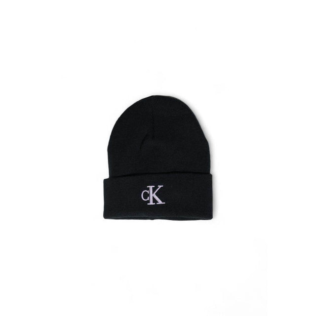 Calvin Klein Jeans Black Recycled Polyester Hat - Hilstor