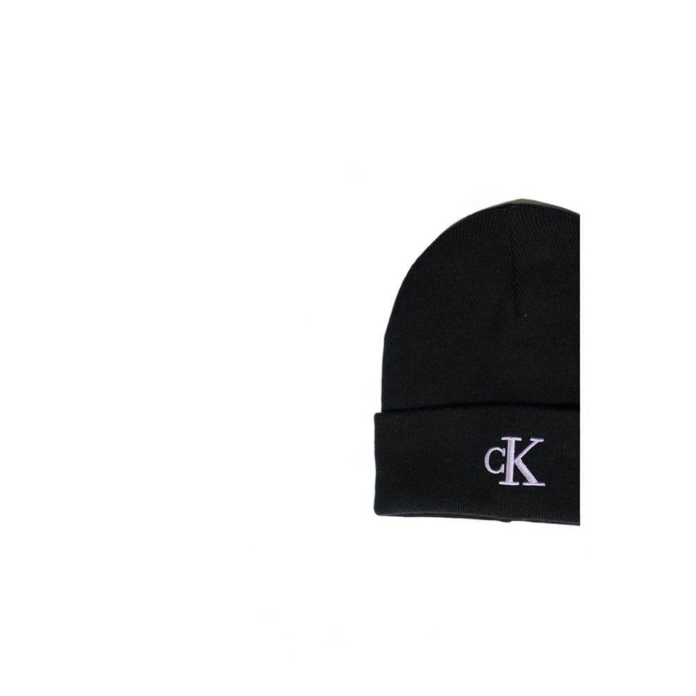 Calvin Klein Jeans Black Recycled Polyester Hat - Hilstor