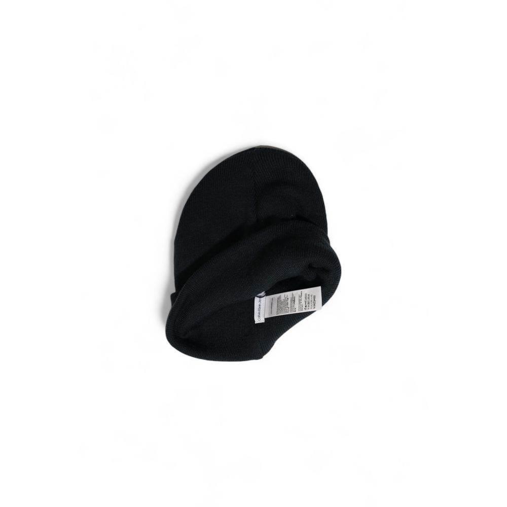 Calvin Klein Jeans Black Recycled Polyester Hat - Hilstor