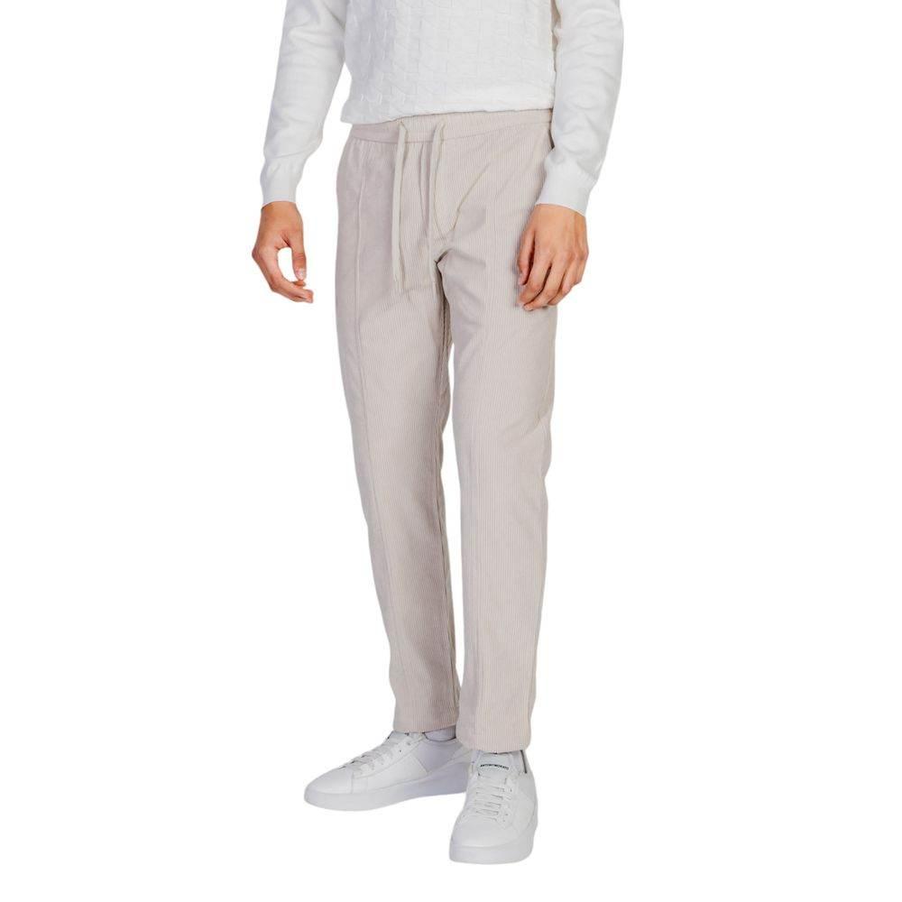 Antony Morato Beige Polyester Pant - Hilstor