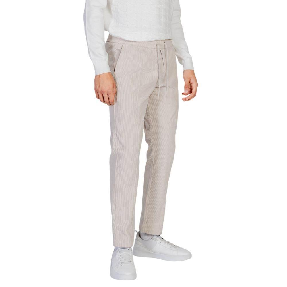 Antony Morato Beige Polyester Pant - Hilstor