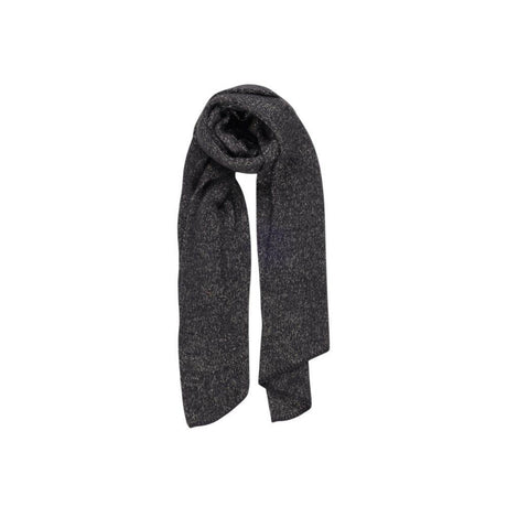 Pieces Black Recycled Polyester Scarf - Hilstor