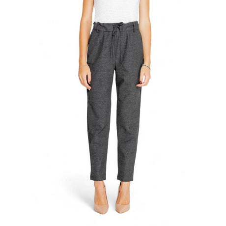 Only Gray Polyester Jeans & Pant - Hilstor