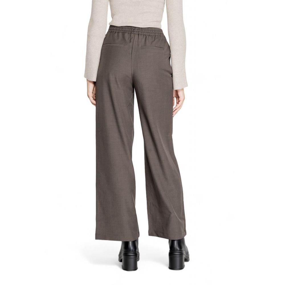Only Gray Polyester Jeans & Pant - Hilstor