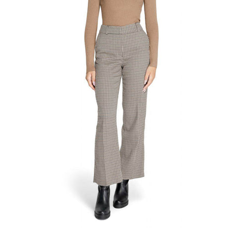 Only Beige Polyester Jeans & Pant - Hilstor