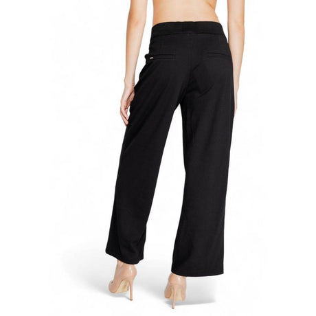 Street One Black Viscose Pant - Hilstor