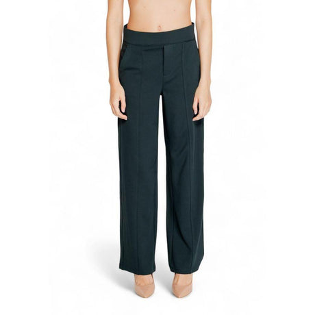 Street One Green Viscose Pant - Hilstor