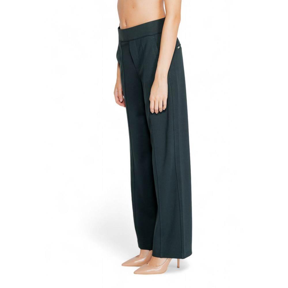 Street One Green Viscose Pant - Hilstor