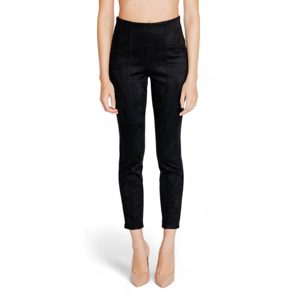 Street One Black Polyester Legging - Hilstor