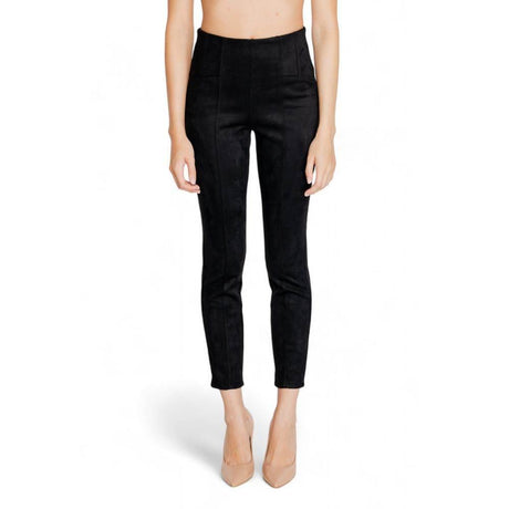 Street One Black Polyester Legging - Hilstor