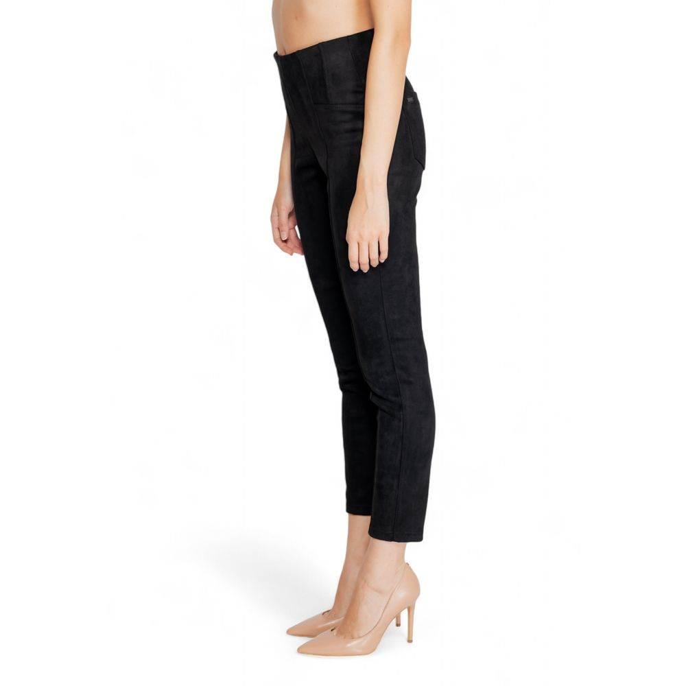 Street One Black Polyester Legging - Hilstor