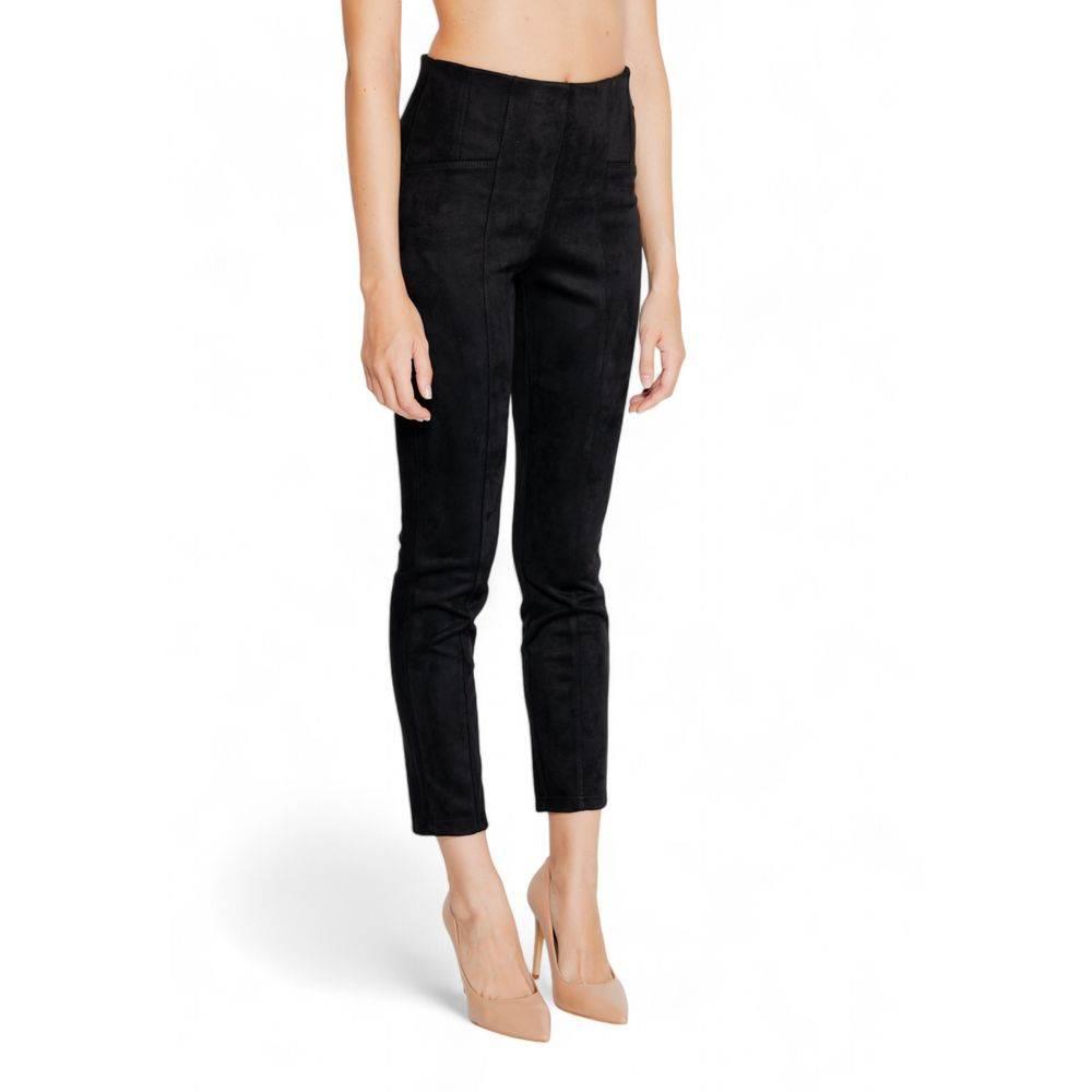 Street One Black Polyester Legging - Hilstor