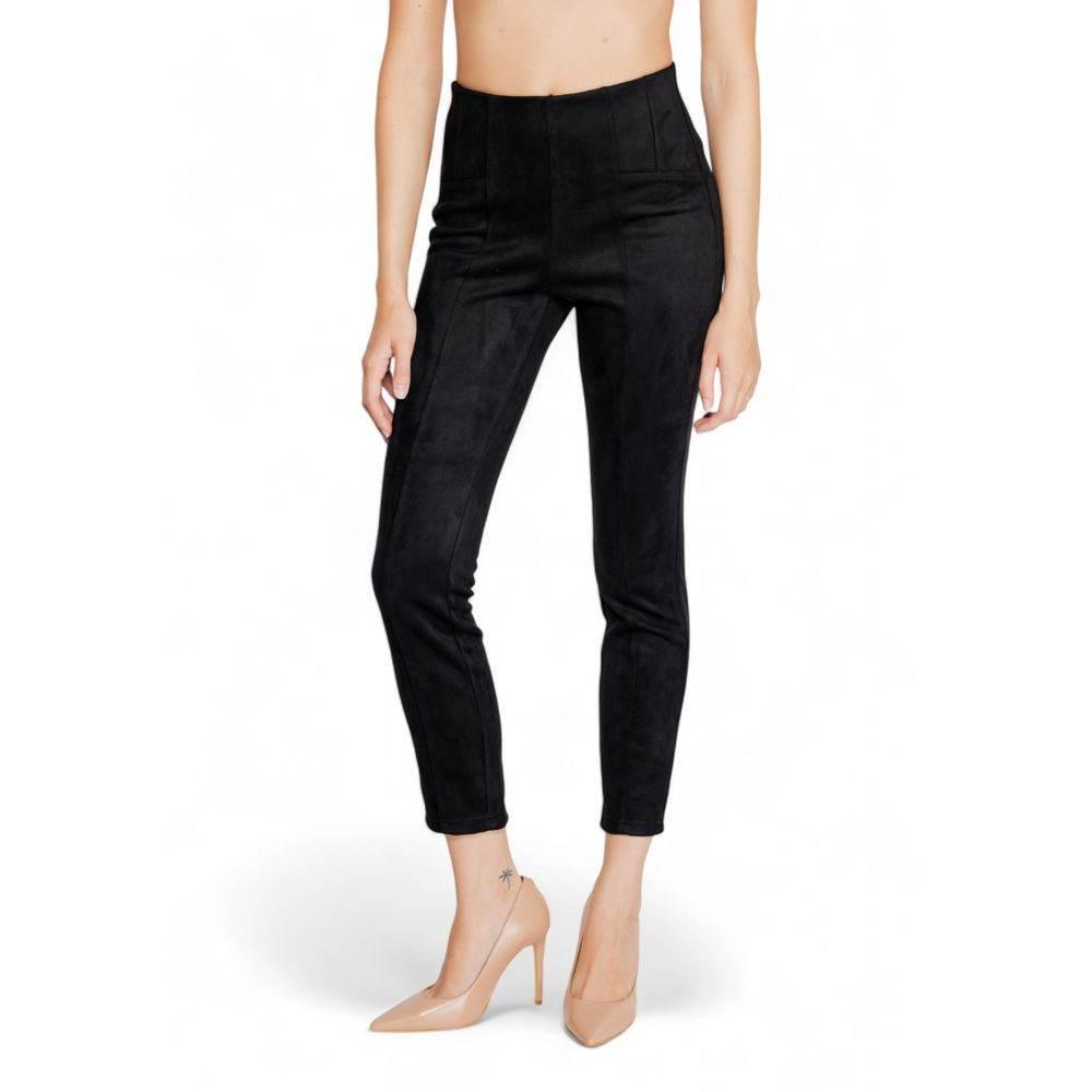 Street One Black Polyester Legging - Hilstor
