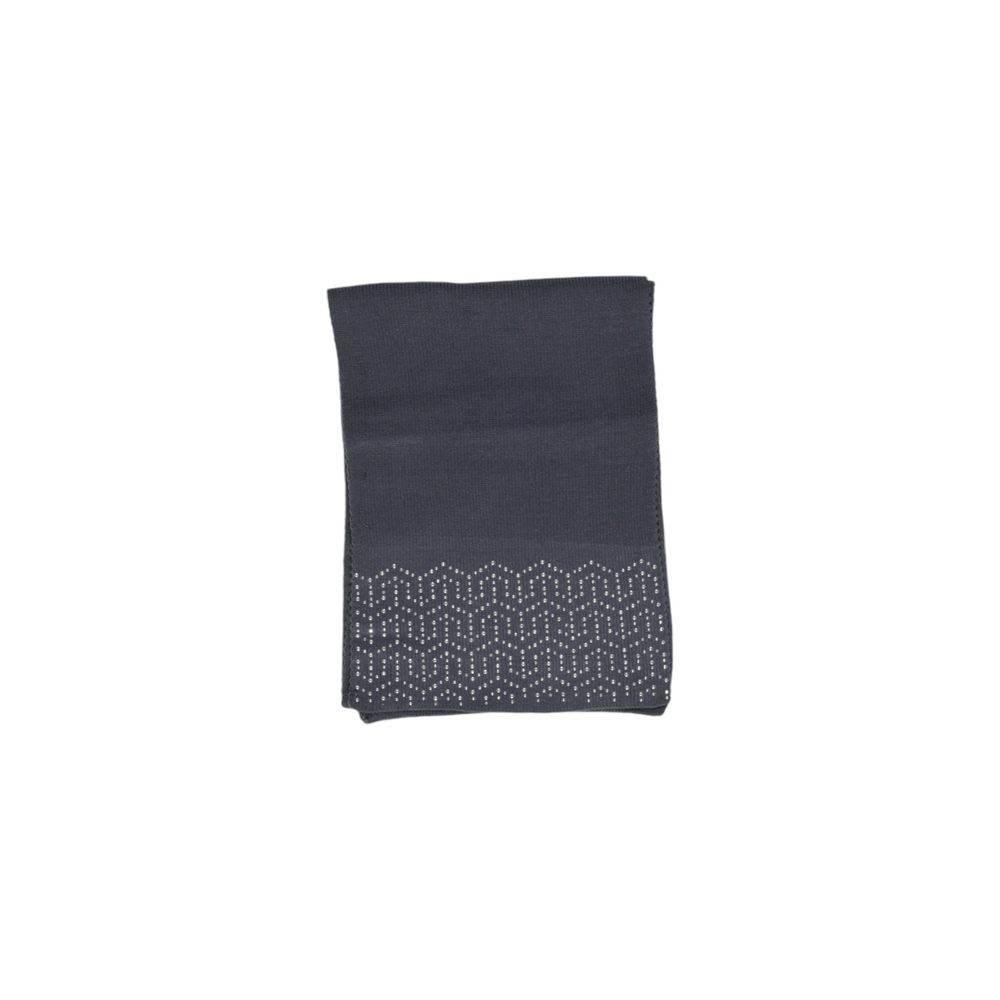 Pieces Gray Polyester Scarf - Hilstor