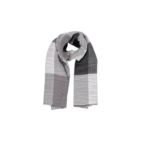 Pieces Black Recycled Polyester Scarf - Hilstor