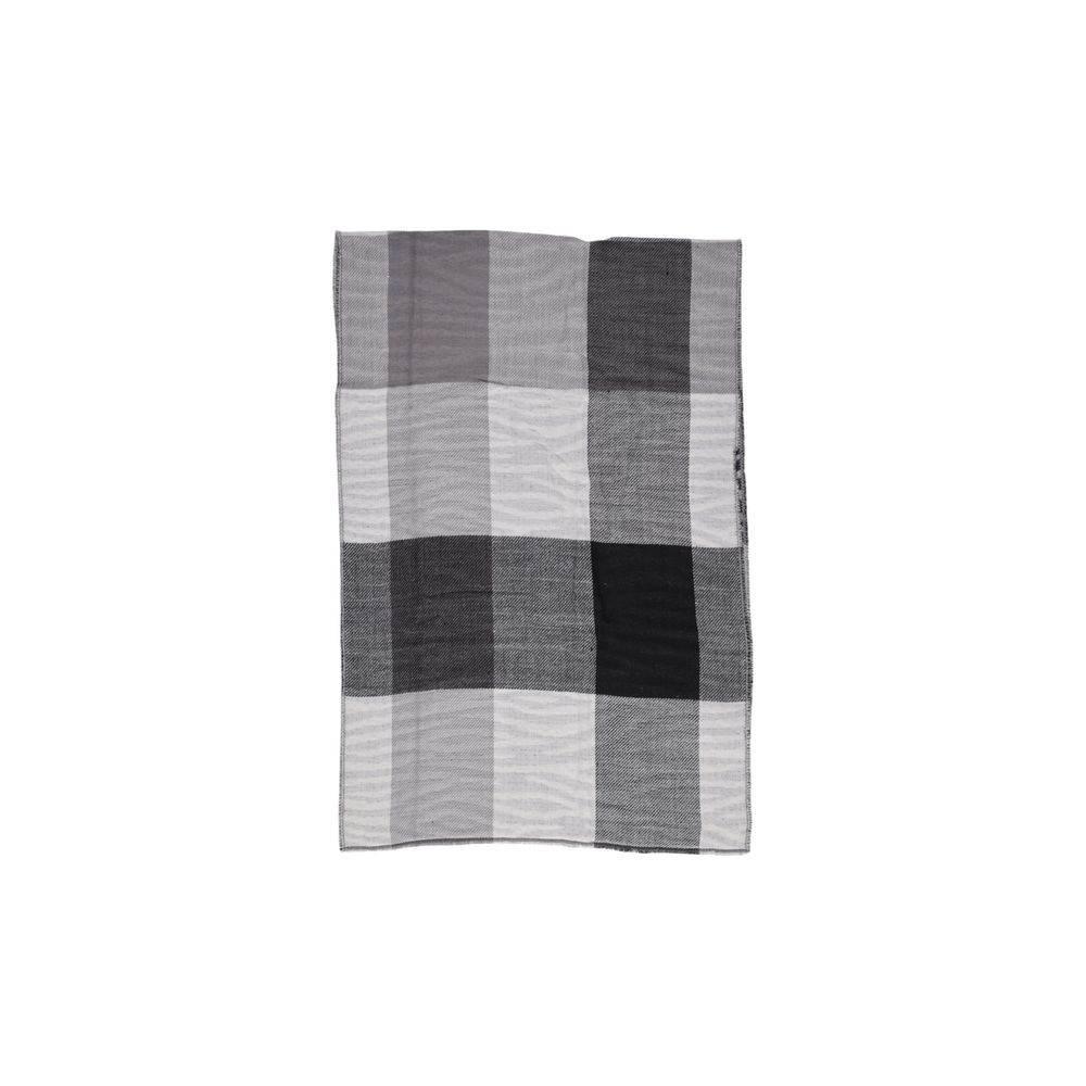 Pieces Black Recycled Polyester Scarf - Hilstor