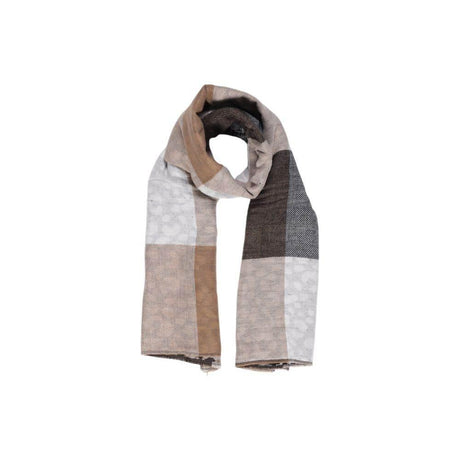 Pieces Beige Recycled Polyester Scarf - Hilstor