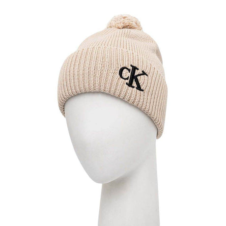 Calvin Klein Beige Cotton Hat - Hilstor