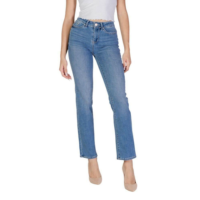 Vero Moda Light Blue Cotton Mom Jean - Hilstor