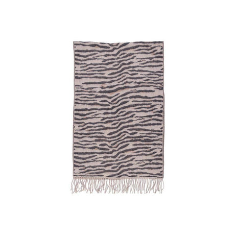 Pieces Beige Acrylic Scarf - Hilstor