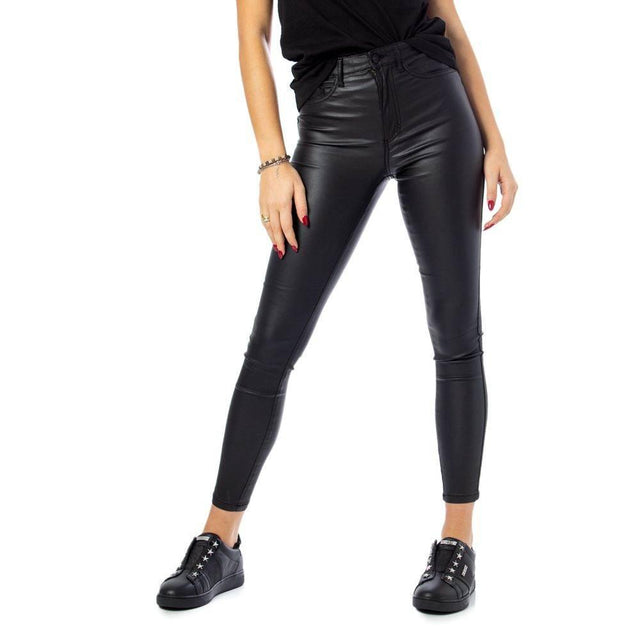 Only Black Viscose Jeans & Pant - Hilstor