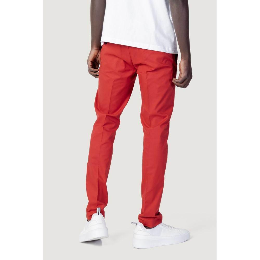 Antony Morato Red Cotton Pant - Hilstor