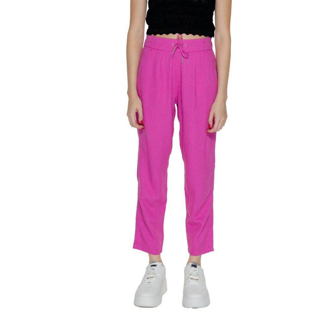 Only Multicolor Linen Jeans & Pant - Hilstor