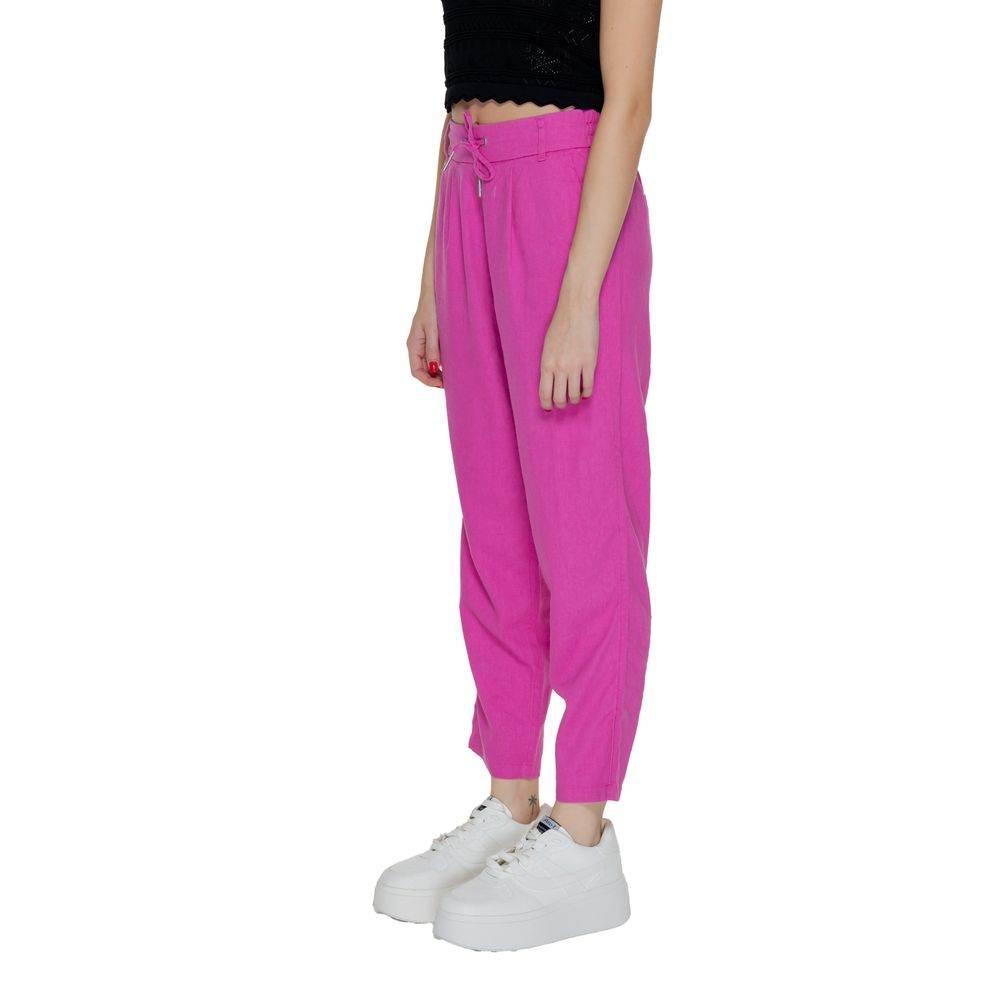 Only Multicolor Linen Jeans & Pant - Hilstor
