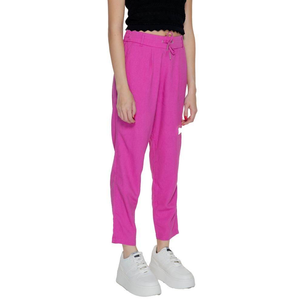 Only Multicolor Linen Jeans & Pant - Hilstor