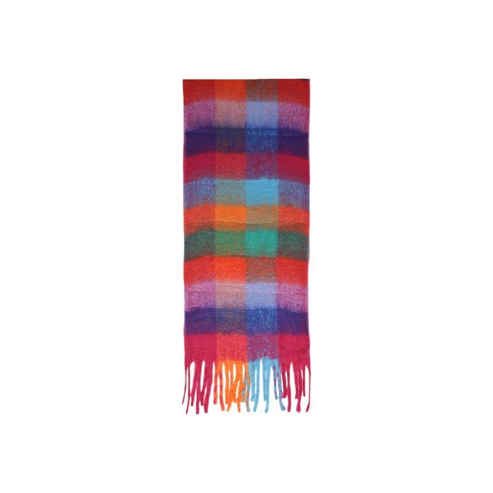 Pieces Orange Recycled Polyester Scarf - Hilstor