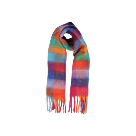 Pieces Orange Recycled Polyester Scarf - Hilstor