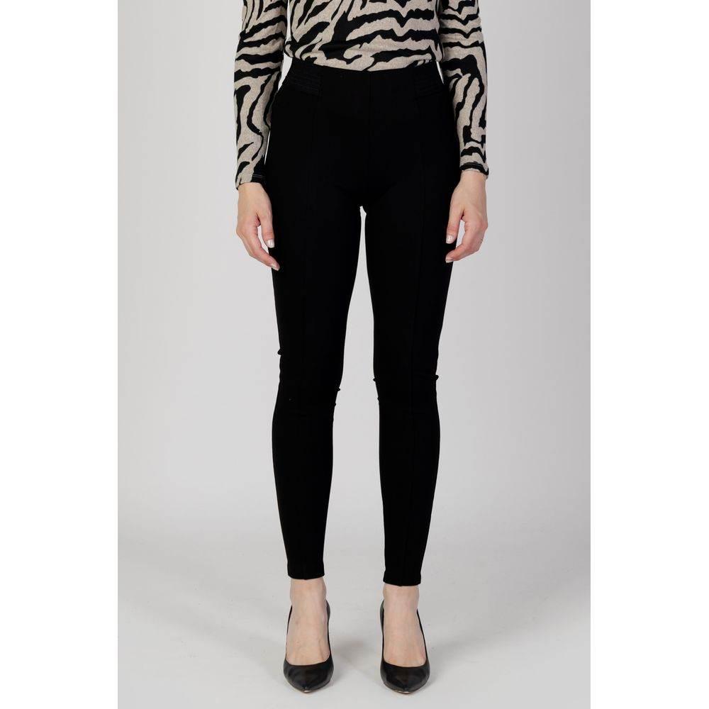 Only Black Viscose Jeans & Pant - Hilstor