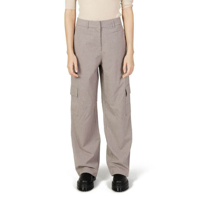 Only Beige Polyester Jeans & Pant - Hilstor