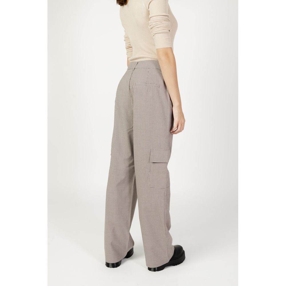 Only Beige Polyester Jeans & Pant - Hilstor