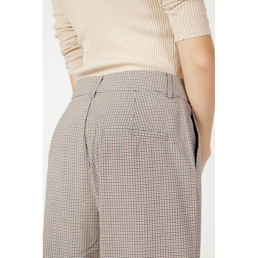 Only Beige Polyester Jeans & Pant - Hilstor