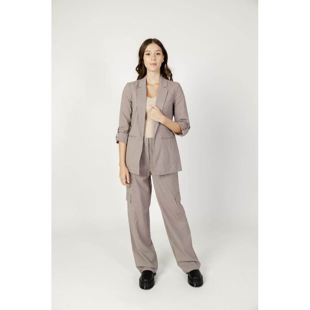 Only Beige Polyester Jeans & Pant - Hilstor