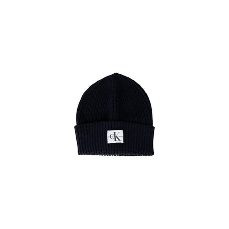 Calvin Klein Jeans Black Wool Hat - Hilstor