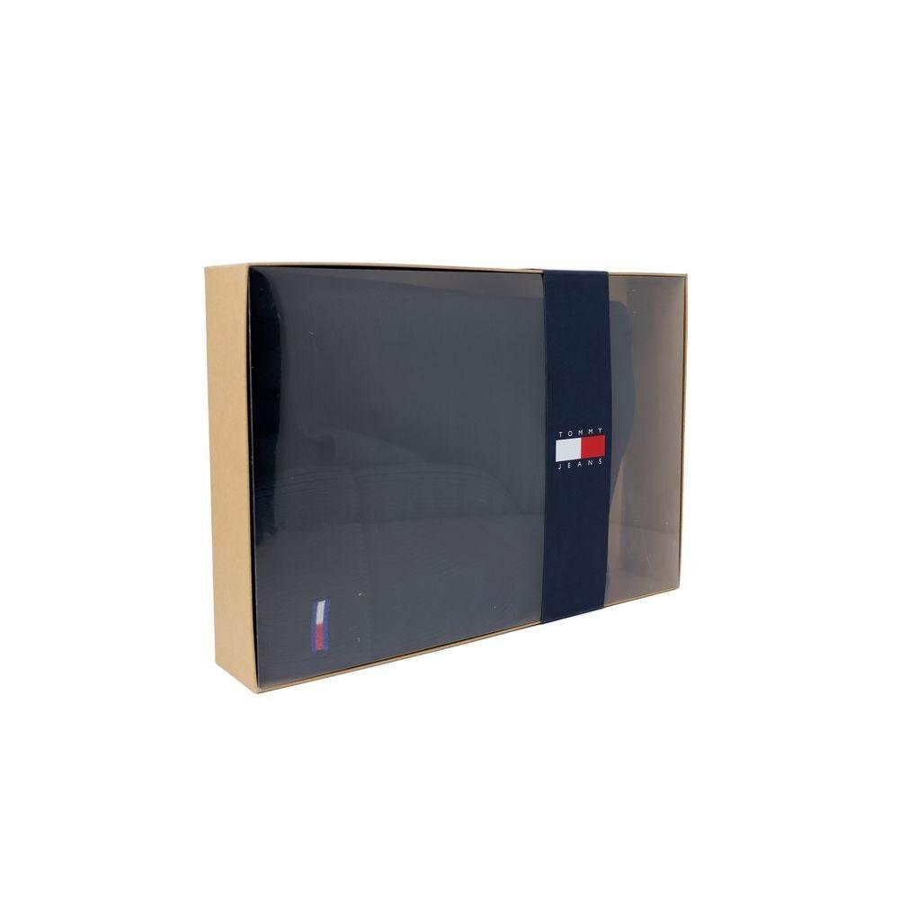 Tommy Hilfiger Jeans Black Organic Cotton Scarf - Hilstor
