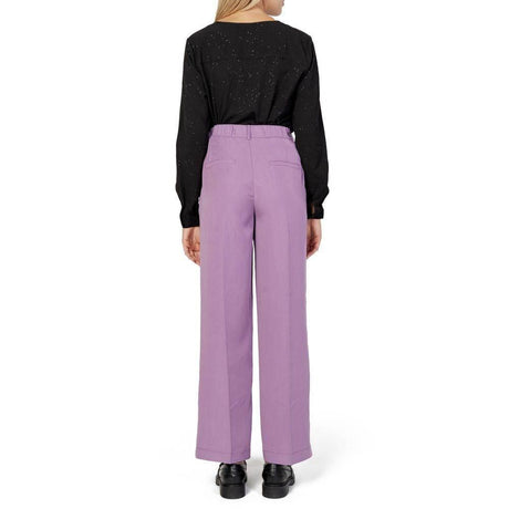Street One Purple Lyocell Pant - Hilstor