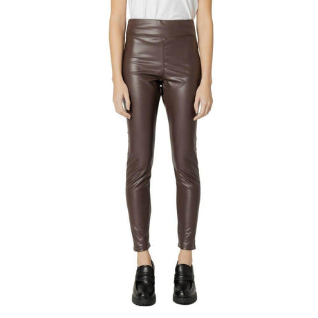 Street One Brown Polyester Jeans & Pant - Hilstor