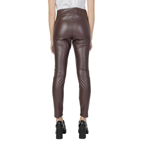 Street One Brown Polyester Jeans & Pant - Hilstor