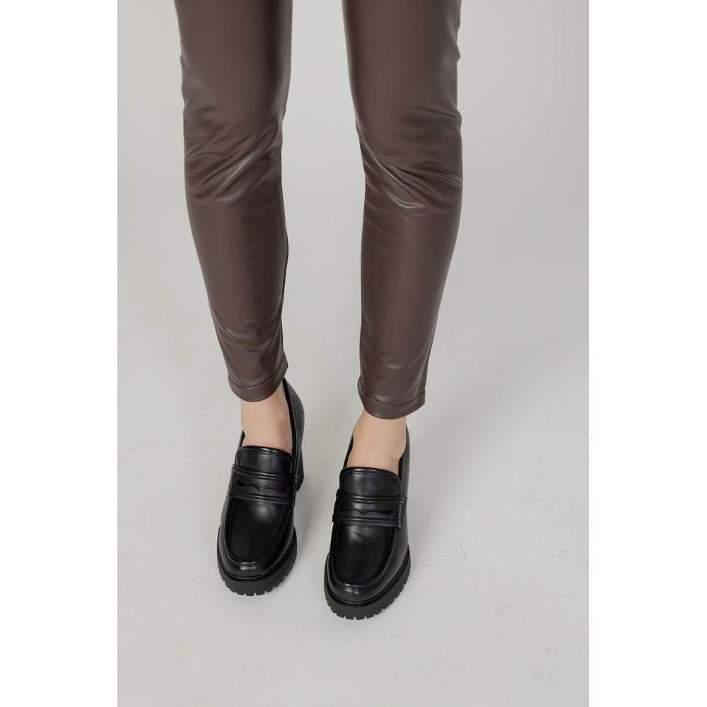 Street One Brown Polyester Jeans & Pant - Hilstor