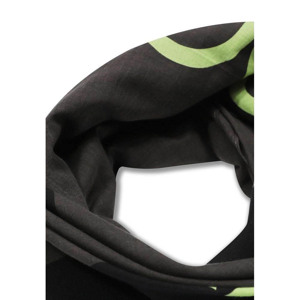 Calvin Klein Black Organic Cotton Scarf - Hilstor
