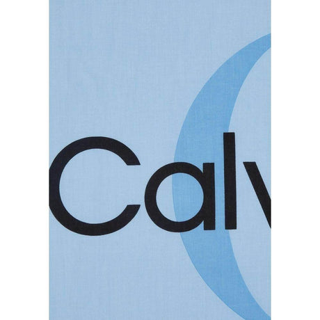Calvin Klein Blue Organic Cotton Scarf - Hilstor
