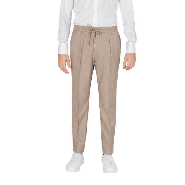 Antony Morato Beige Polyester Pant - Hilstor