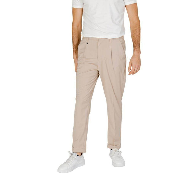 Antony Morato Beige Polyester Pant - Hilstor