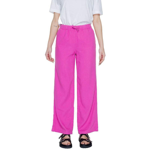 Only Pink Linen Jeans & Pant - Hilstor