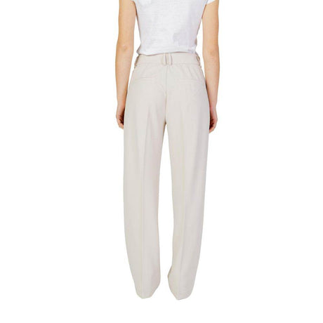 Only Beige Polyester Jeans & Pant - Hilstor
